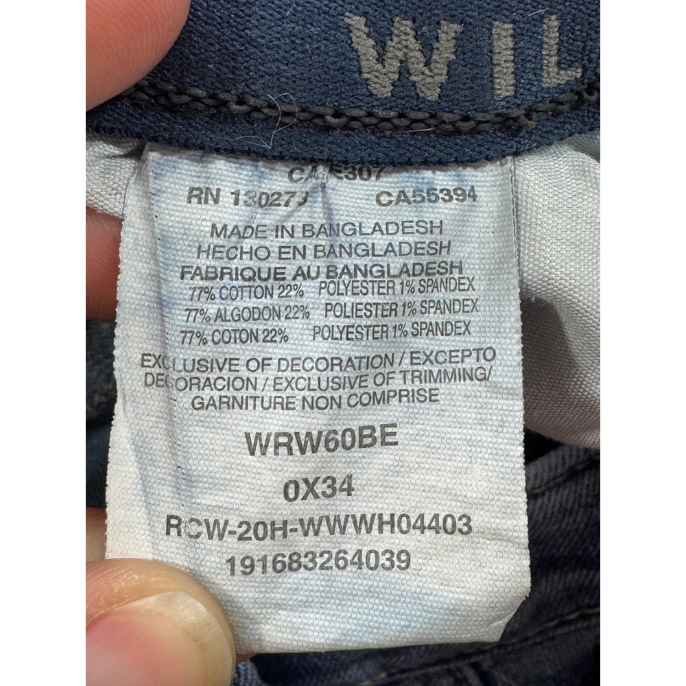 Wrangler Womens Willow Bootcut Stretch Blue Denim Jeans 0x34 Meas: 26x32.5 - Picture 5 of 6